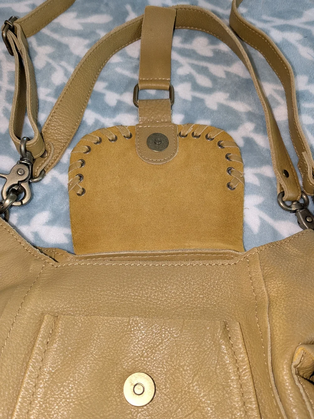 We The Free Leather Saddle Bag